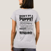 私の人々によっては-女性のTシャツが死にます Tシャツ (裏面)