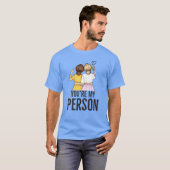 私の人だよ フレンド 友達 引用 Tシャツ (正面フル)
