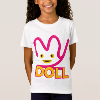 私の人形 かわいいキャラクター キッズTシャツ Tシャツ