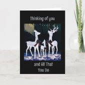 私の人生で特別な人のためのクリスマス カード (正面)