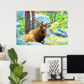 私の人生で狩猟採集家にクリスマスの挨拶をする ポスター (ホームオフィス)