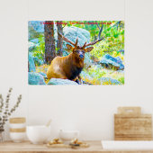 私の人生で狩猟採集家にクリスマスの挨拶をする ポスター (キッチン)