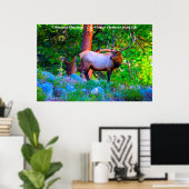 私の人生で狩猟採集家にクリスマスの挨拶をする ポスター (ホームオフィス)