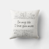私の人生で、私はあなたをもっと愛している クッション (裏面)