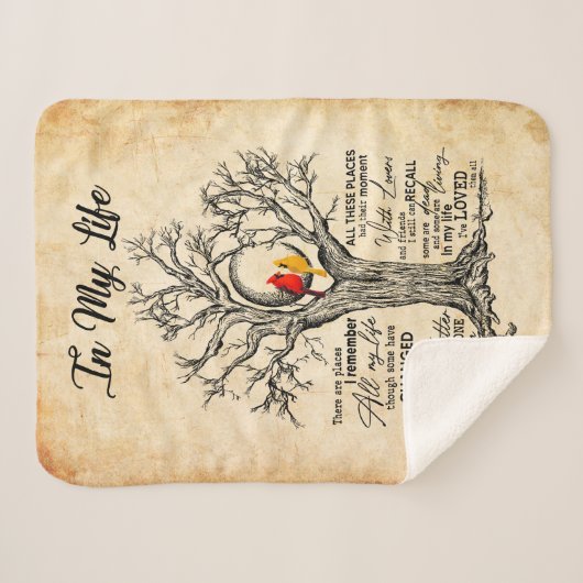 私の人生で|私はこの場所の人生をすべて覚えています シェルパブランケット (正面(横))