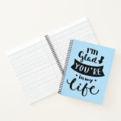 私の人生にあなたがいてくれて嬉しい ノートブック (内部)