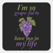 私の人生にあなたを取り戻すには非常にぶどう強い スクエアシール (正面)