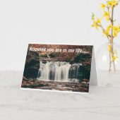 私の人生にあなた***感謝*** カード (黄色い花)