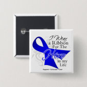 私の人生における組織球増加症リボンヒーロー 缶バッジ (正面&裏面)