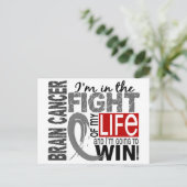 私の人生における脳癌の闘い ポストカード (スタンド正面)