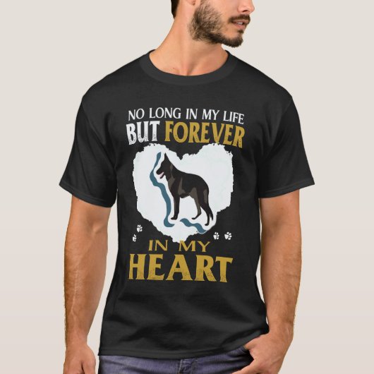 私の人生にはもういませんが、心の中では永遠に ゲルマ Tシャツ (正面)