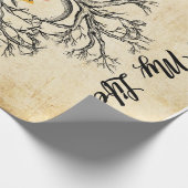 私の人生には思い出す場所があるヴィンテージ ラッピングペーパー (角)