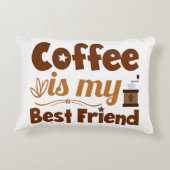 私の人生にコーヒーがないと人生に意味がない アクセントクッション (裏面)