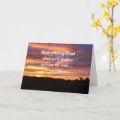 私の人生に意味を与えてくれる 誕生日愛 カード (黄色い花)