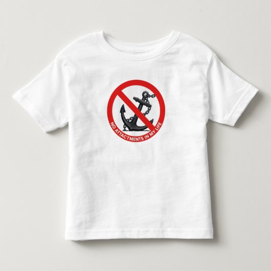 私の人生に束縛なし トドラーTシャツ (正面)