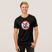 私の人生に縛りはない トライブレンドTシャツ (正面全面)