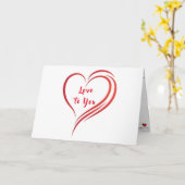 私の人生のカードを愛して「記念日」を祝う カード (黄色い花)