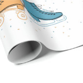 私の人生のスケート・休日・ ラッピングペーパー (ロールコーナー)