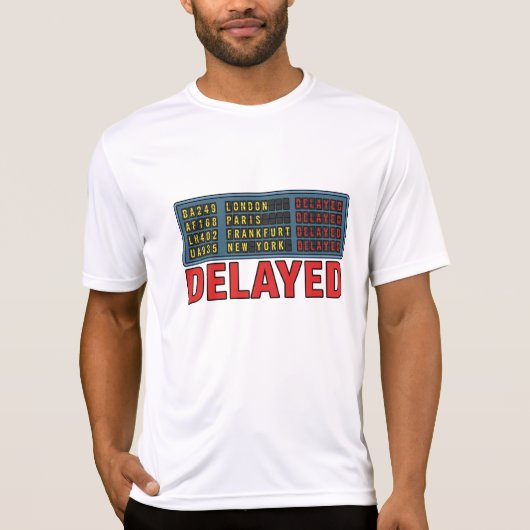 私の人生のストーリーは遅延便 Tシャツ (正面)