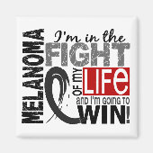 私の人生のメラノーマの戦い マグネット (正面)