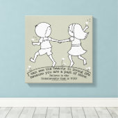 私の人生の一部 キャンバスプリント (インサイチュ (ウッドフロア))