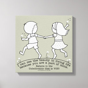 私の人生の一部 キャンバスプリント