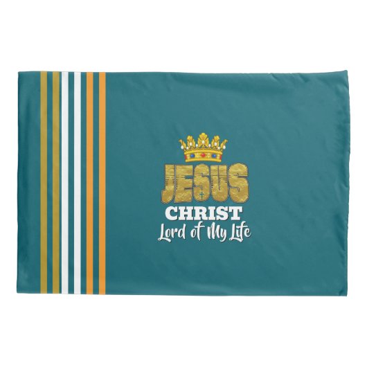 私の人生の主イエス・キリスト教徒 枕カバー (裏面)