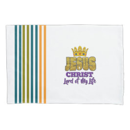私の人生の主イエス・ホワイトクリスチャン 枕カバー