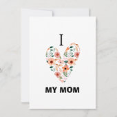 私の人生の優雅な女王 - 私の母 ノートカード (裏面)