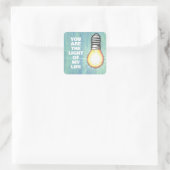 私の人生の光 スクエアシール (バッグ)