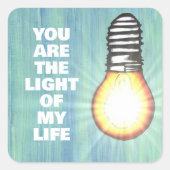 私の人生の光 スクエアシール (正面)