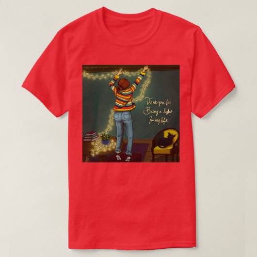 私の人生の光 Tシャツ (デザイン正面)