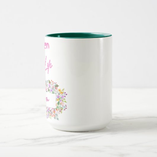 私の人生の女王 マグカップ (中央)