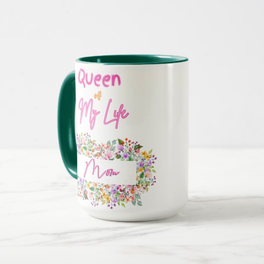 私の人生の女王 マグカップ (正面左)