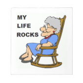 私の人生の岩 ノートパッド (正面)