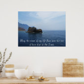 私の人生の川が愛の海に流れ込むよう ポスター (キッチン)