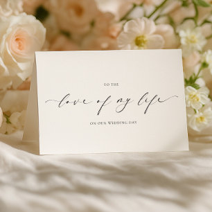 私の人生の愛へのエレスメアの結婚式の日 カード