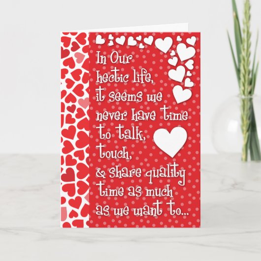 私の人生の愛バレンタインのカード シーズンカード (正面)