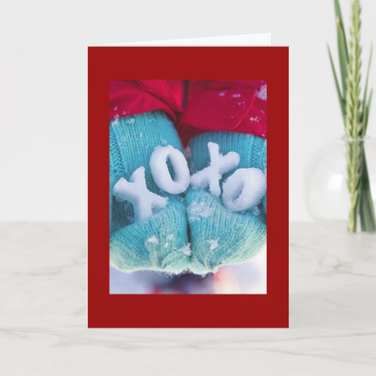 「私の人生の愛」へのハッピーバレンタインデーXOX シーズンカード (正面)