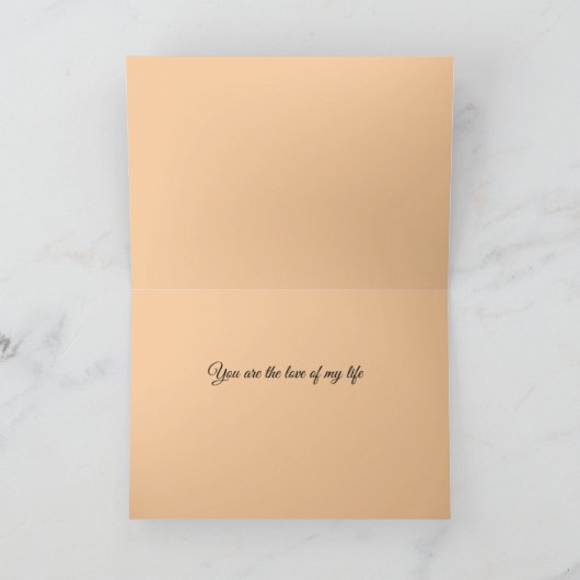 私の人生の愛 カード (内部)
