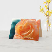 私の人生の愛 カード (黄色い花)