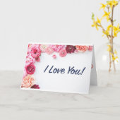 **私の人生の愛** 40歳の誕生日ウィッシュカード カード (黄色い花)