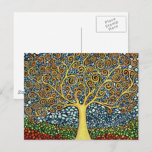 私の人生の木 ポストカード (正面/裏面)