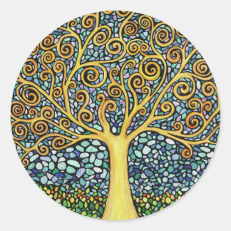 私の人生の木 ラウンドシール