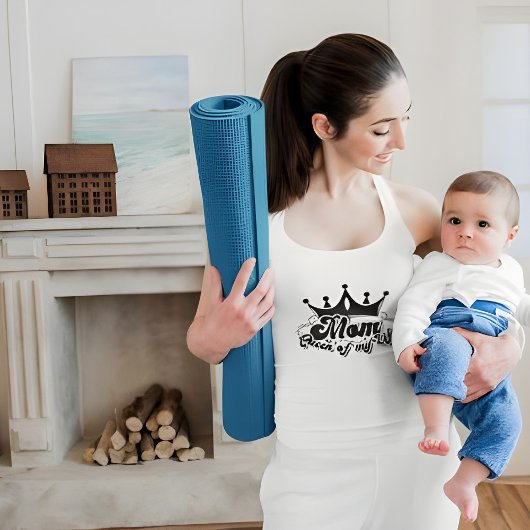 私の人生の母の女王の白人女性 タンクトップ