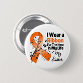 私の人生の白血病で姉妹の英雄 缶バッジ (正面&裏面)