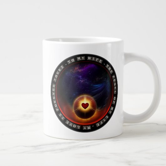 私の人生の真珠 ジャンボコーヒーマグカップ (右)