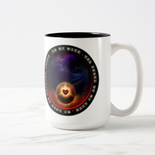 私の人生の真珠 ツートーンマグカップ (右)