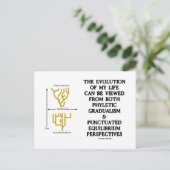 私の人生の進化Phyltc GrdlismがEqulbraを中断 ポストカード (スタンド正面)