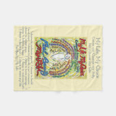 私の人生の選択がんエンジェルソフトフリースブランケット フリースブランケット (正面(横))